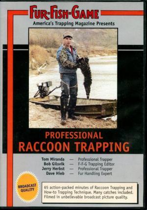 Fur Fish Game Professional Raccoon Trapping DVD PRT